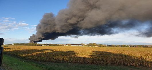 Brand am 10.10.2019 in Entsorgungsfirma