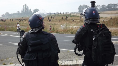 Manifestation contre l' A69 5 juillet 2025 dans le Tarn chateau de Scopont