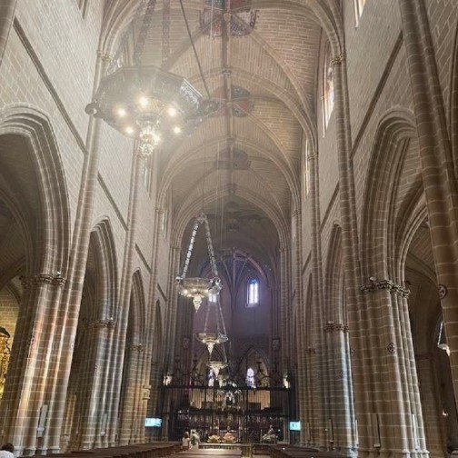 Interior de la Catedral Pamplona-Navarra-España2025